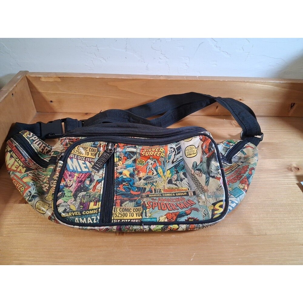 Waist Bag Marvel Comics Fanny Pack Spider-Man X-men Hulk READ!
